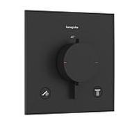 Hansgrohe Ecostat Comfort E - thermostat encastré - 2 fonctions - noir mat 33711670
