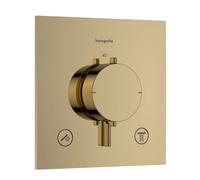 Hansgrohe Ecostat Comfort E - Mitigeur thermostatique encastré, 2 sorties, aspect or poli 33711990