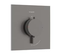 hansgrohe Ecostat Comfort E Thermostat encastré pour 1 consommateur, 33710340, Couleur: Chrome noir brossé
