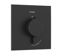 Hansgrohe Mitigeur thermostatique encastré Ecostat Comfort E 33710670 – 1 sortie 25,4 l/min Noir mat