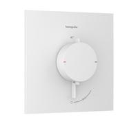 hansgrohe Ecostat Comfort E Thermostat encastré pour 1 consommateur, 33710700, Couleur: Blanc mat
