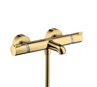 hansgrohe Ecostat hansgrohe Comfort Ecostat 13114990 apparent, 2x sorties, saillie 178 mm, optique or poli