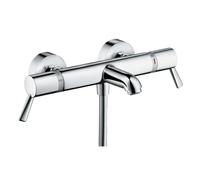 Hansgrohe Mitigeur bain-douche mural Ecostat Comfort thermostatique poignées extra longues 13115000