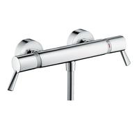 Thermostat Comfort douche Care 13117000 350x103mm, montage chromé saillie, avec poignées extra hansgrohe , Ecostat