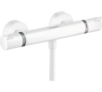 Hansgrohe Mitigeur thermostatique de douche Ecostat Comfort 13116700 apparent blanc mat