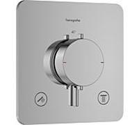 hansgrohe Ecostat Comfort Q Mitigeur douche thermostatique 33713000 encastré, 2 sorties, 24 l/min, chromé