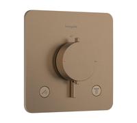 Hansgrohe Ecostat Comfort Q Mitigeur thermostatique encastré - 2 fonctions - bronze brossé 33713140