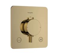 Hansgrohe Ecostat Comfort Q - Mitigeur thermostatique encastré, 2 sorties, aspect or poli 33717990