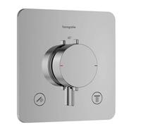 Hansgrohe Ecostat Comfort Q - Mitigeur thermostatique encastré, 2 sorties, chrome 33713000