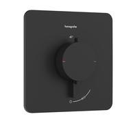 hansgrohe Ecostat Comfort Q Thermostat encastré pour 1 consommateur, 33712670, Couleur: noir mat