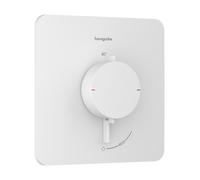 hansgrohe Ecostat Comfort Q Thermostat encastré pour 1 consommateur, 33712700, Couleur: Blanc mat