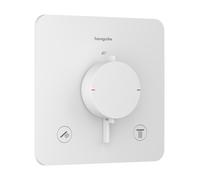 hansgrohe Ecostat Comfort Q Thermostat encastré pour 2 consommateurs, 33713700, Couleur: Blanc mat
