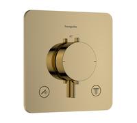 Thermostatique encastré Hansgrohe Ecostat Comfort Q 33713990, pour 2 sorties, 24 l/min, aspect or poli