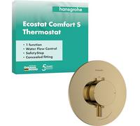 Hansgrohe hansgrohe Thermostat Ecostat Comfort S encastré, 25,4 l/min, chromé poli optique Quantité:1