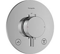hansgrohe Ecostat Comfort S Mitigeur douche thermostatique 33715000 encastré, 2 sorties, 24 l/min, chromé