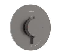 hansgrohe Ecostat Comfort S thermostat encastré pour 1 consommateur, 33714340, Couleur: Chrome noir brossé
