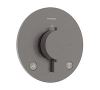 Hansgrohe hansgrohe Thermostat Ecostat Comfort S encastré, 2 sorties, 24 l/min, bleu brossé Quantité:1