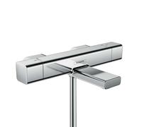 Hansgrohe Mitigeur thermostatique bain-douche Ecostat E 15774000 chrome mural, 2 consommateurs