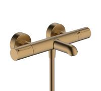 Thermostat de bain hansgrohe Ecostat Element 13347140, montage en saillie, saillie 177 mm, 1 sortie, bronze brossé