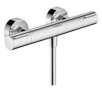 Thermostat de douche hansgrohe Ecostat Element 13346140, montage en surface, 1 sortie, bronze brossé