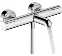 hansgrohe Ecostat élément thermostatique pour baignoire, saillie 177mm, apparent, 2 consommateurs, 13347000