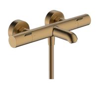 Hansgrohe Thermostat de salle de bain Ecostat Fine 13325140 Saillie 177 mm, 2 sorties, bronze brossé