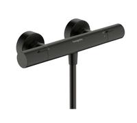 Hansgrohe Ecostat Fine - Mitigeur thermostatique de douche, chrome noir brossé 13324340
