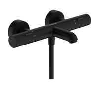 hansgrohe Ecostat Thermostat de bain fin 13325670 en saillie, DN15, noir mat