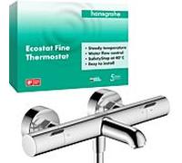 Hansgrohe Mitigeur bain-douche Ecostat Fine mural avec thermostat chrome 13325000