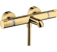 Hansgrohe Ecostat mitigeur bain-douche murale avec thermostat doré 13114990