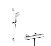 hansgrohe Ecostat Mitigeur thermostatique de douche en applique, 27812400,