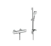 Hansgrohe - Ecostat Pack Mitigeur Thermostatique + Set de douche Crometta Vario avec porte-savon (13211000-Crometta2)