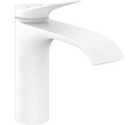 hansgrohe Einhandmischer Waschtisch Vivenis ComfortZone 110 mit Ablaufgarnitur mattweiß