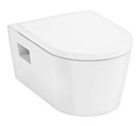 Hansgrohe Cuvette WC suspendue EluPura Original S – HygieneEffect, abattant à descente lente – Blanc