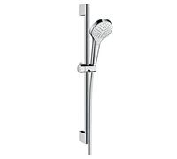 Hansgrohe Ensemble de douche croma select s vario, Plastique, Blanc/Chrome, Ensemble Barre 65 cm