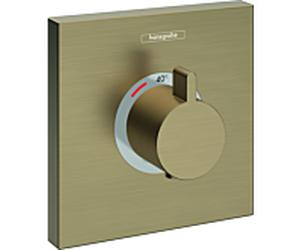 hansgrohe Ensemble de garniture ShowerSelect Highflow 15760140 thermostat encastré, bronze brossé