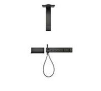 hansgrohe Etagère Axor 42644670 300 mm, montage mural, noir mat