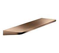 Hansgrohe Étagère murale Axor Universal 42844300 Circulaire 400x110 mm Or rouge poli