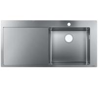Hansgrohe Évier encastré S715-F450 S71 Inox 104,5x51 cm 1 cuve 43306800
