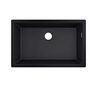 Hansgrohe - Evier encastré granit S510-U660, graphite noir 43432170