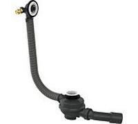 hansgrohe Exafill basic body 58152180 universel, bonde et trop-plein pour baignoires