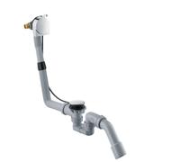 Hansgrohe Exafill S - Ensemble complet d’évacuation de baignoire avec garniture de vidage et trop-plein pour baignoires standards, chrome 58113000