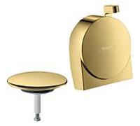 hansgrohe Exafill S jeu de garnitures 58117990 bec de baignoire, avec jet d'inondation, optique or poli