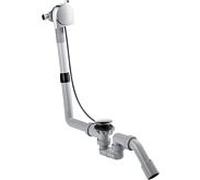 hansgrohe Exafill S set complet 58307000 chromé , remplisseur de bain, avec vidage / trop-plein, pour baignoire normale