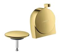 hansgrohe Exafill S jeu de garnitures 58117990 bec de baignoire, avec jet d'inondation, optique or poli