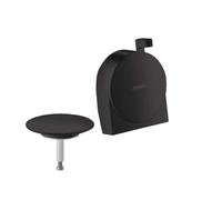 Hansgrohe Exafill S - Set de finiton de garniture de vidage pour baignoire, noir mat 58117670