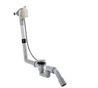 hansgrohe Exafill set complet 58307800 bec de bain, garniture de vidage et trop-plein, optique inox