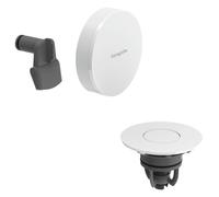 hansgrohe Exafill Set de finition Bec déverseur pour baignoire, garniture d'écoulement et de trop-plein, 58119700, Couleur: Blanc mat