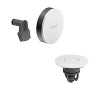 hansgrohe Exafill Set de finition pour garniture de vidage et de trop-plein avec remplissage, 58119340,