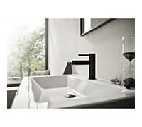 Hansgrohe Mitigeur de lavabo Finoris 110 76020670 sur pied avec vidage EcoSmart noir mat
